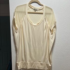 Elegant Cream Women's Top